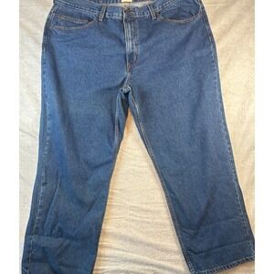 C.E. Schmidt Workwear Mens Jeans Blue Cotton Denim Straight Leg‎ 44x30